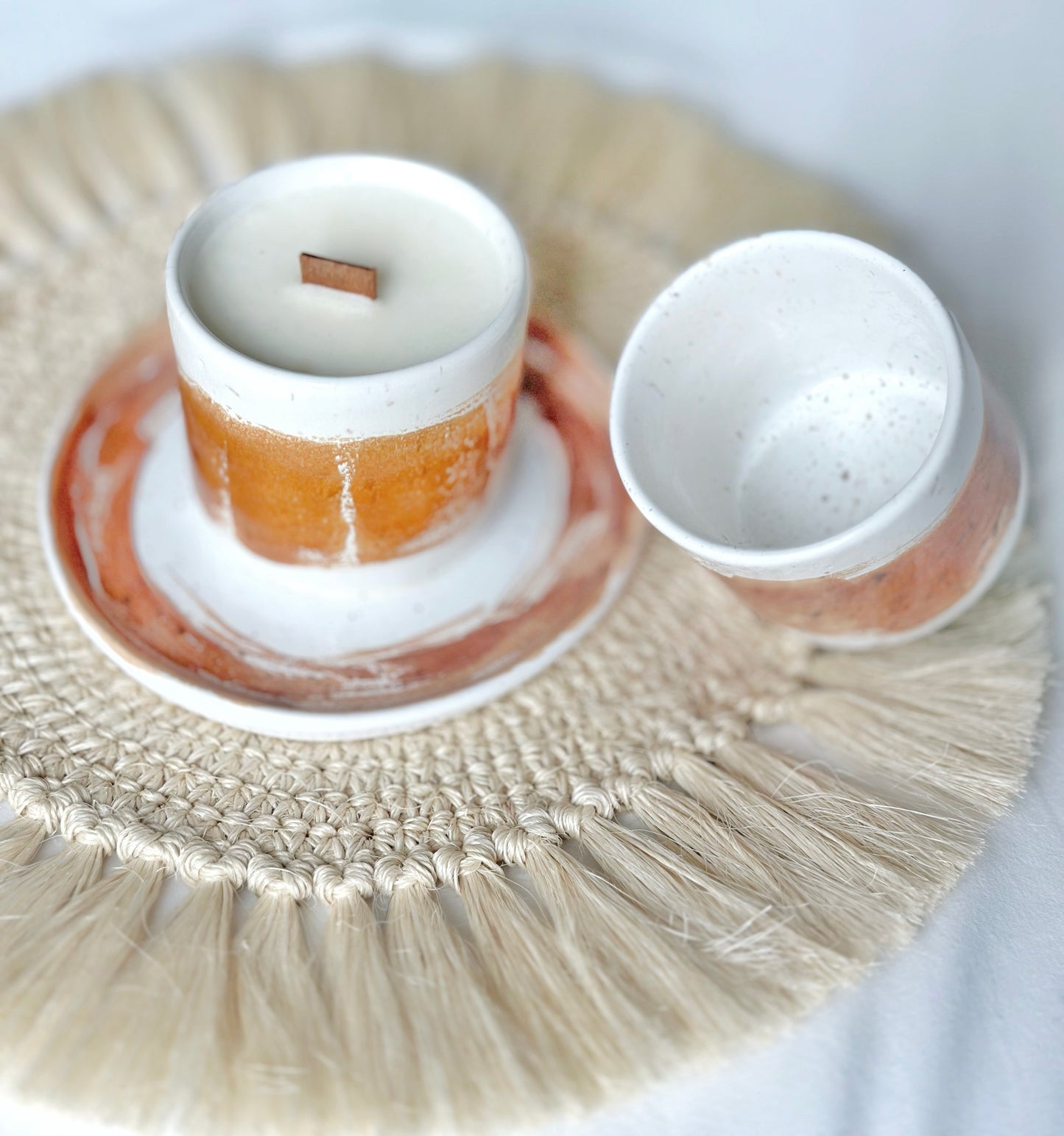 Hand-painted Plate in Hazel