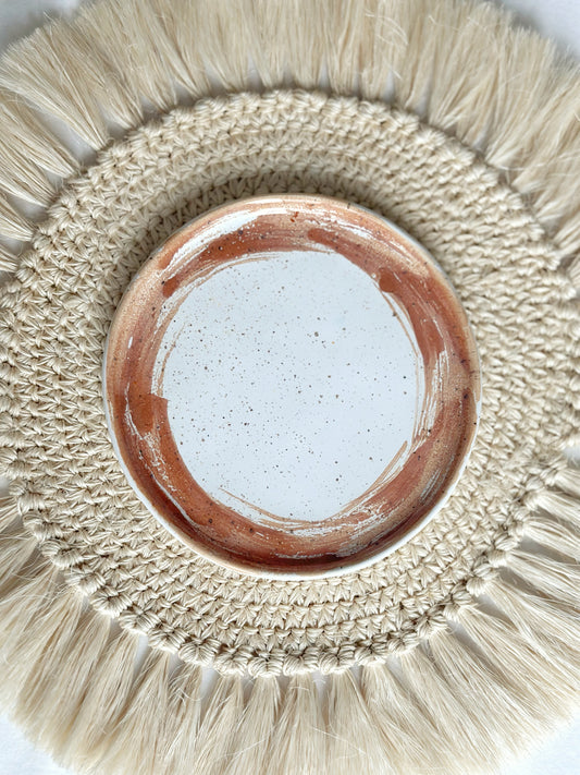Hand-painted Plate in Hazel