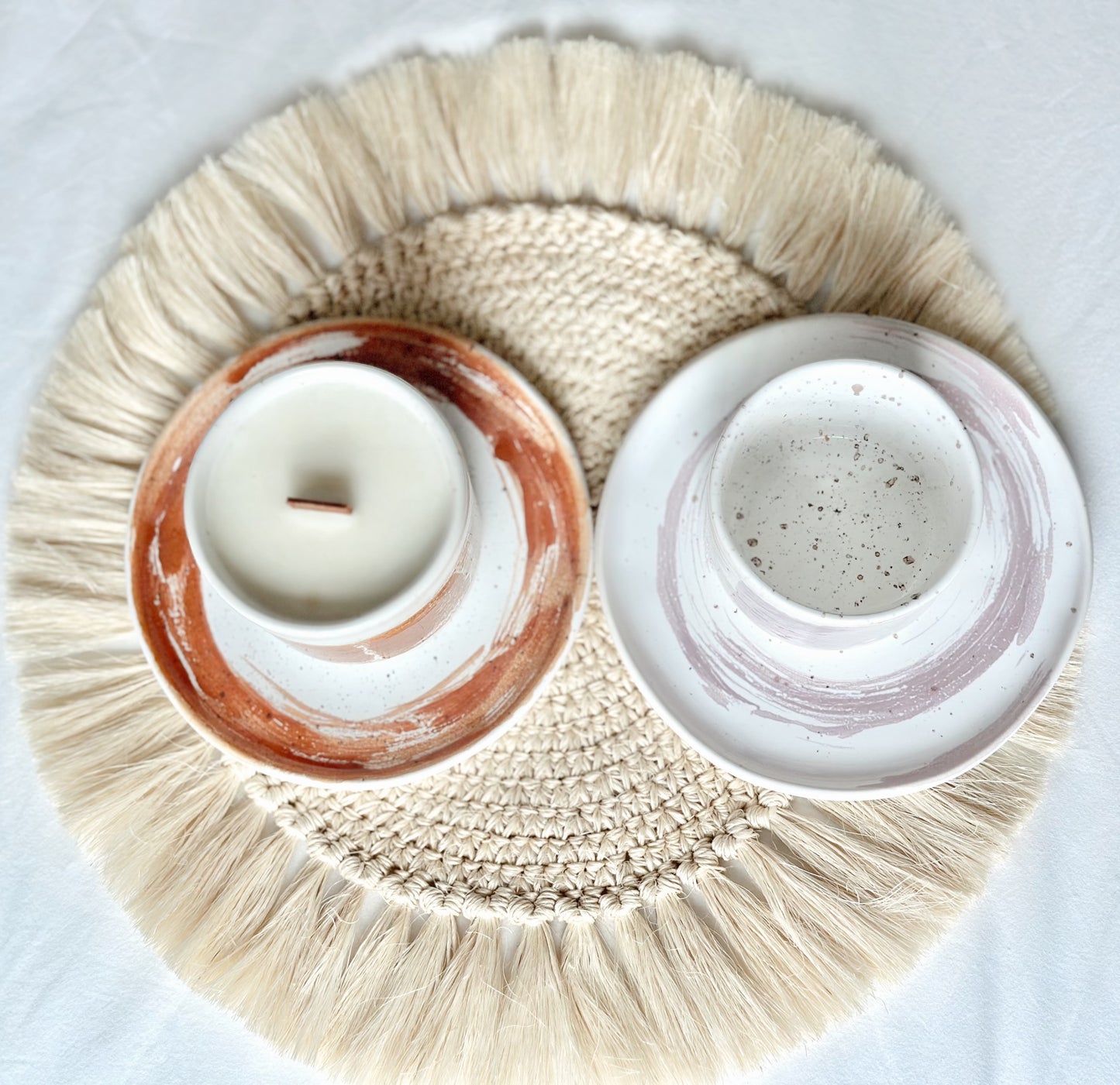 Hand-painted Plate in Hazel
